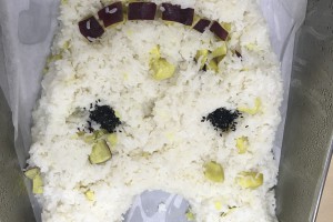 お月見給食うさぎ